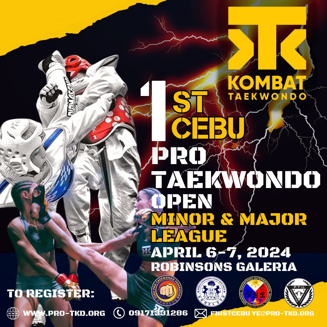 1st CEBU PRO Taekwondo Open - Minor & Major League