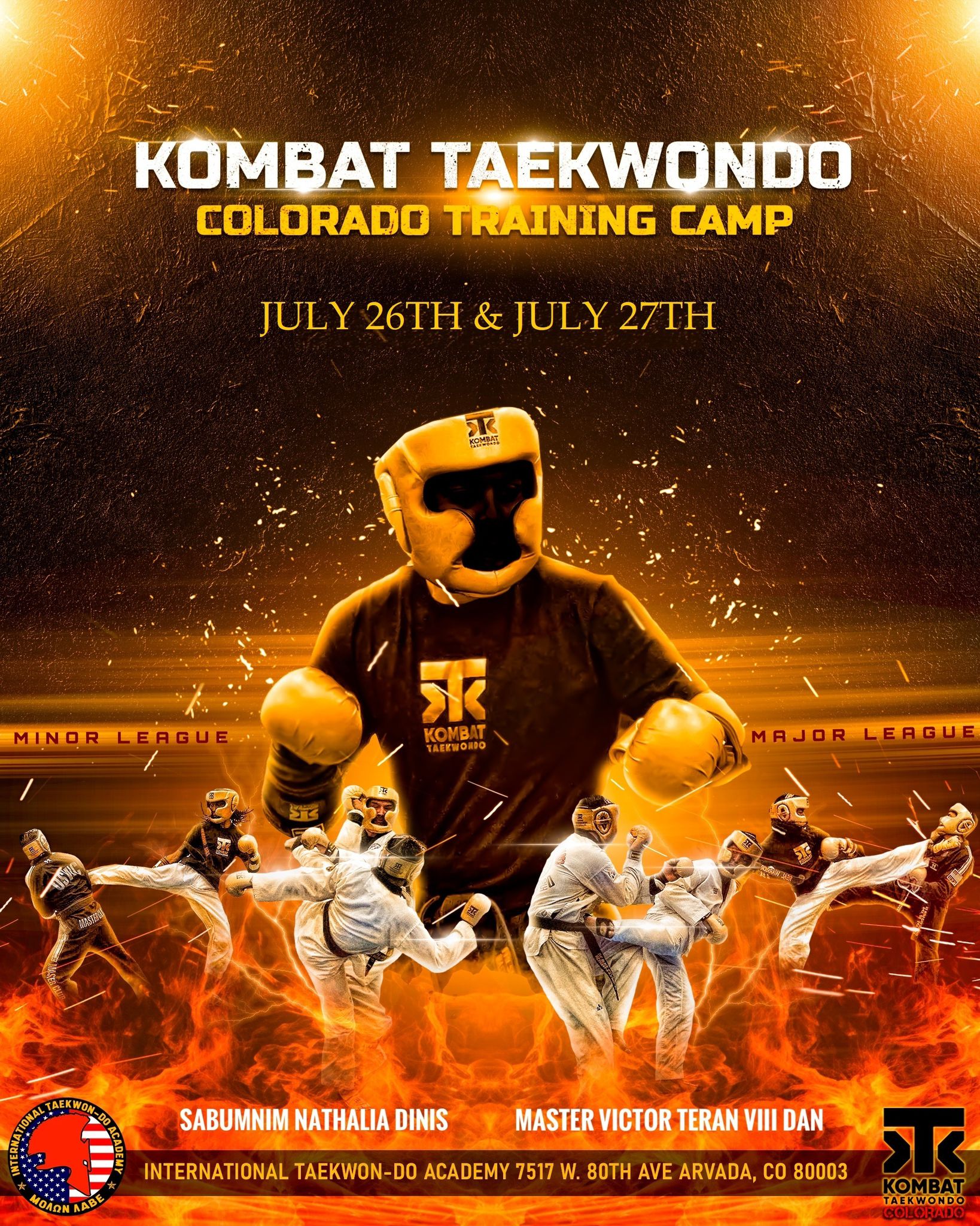 3rd Colorado Kombat Taekwondo Training Camp