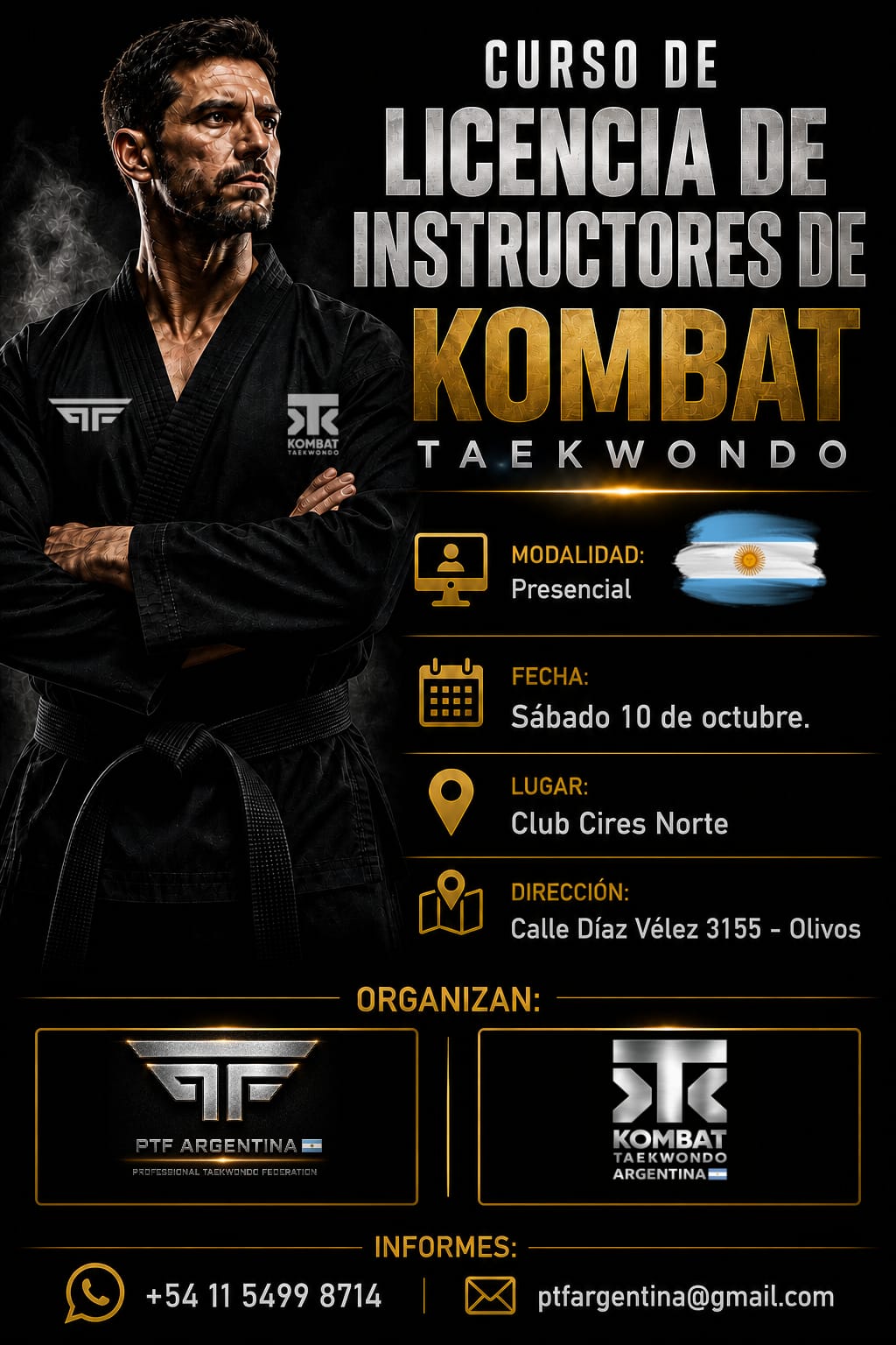 Curso de Licencia de Instructores de Kombat Taekwondo