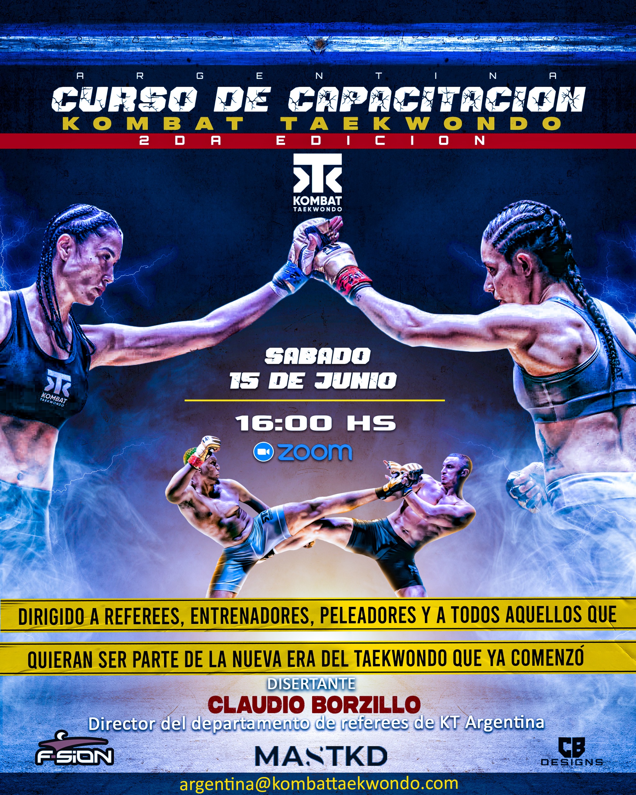 Curso de Capacitación Kombat Taekwondo 2da Edición