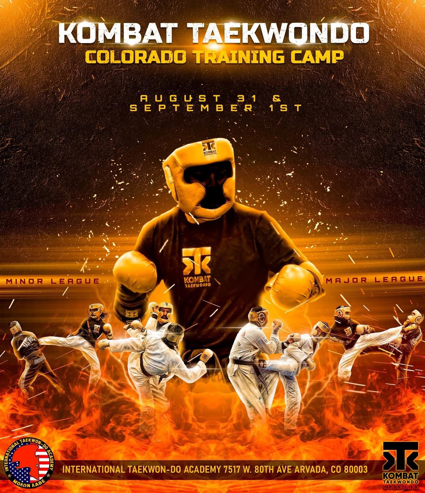 Kombat Taekwondo Colorado Training Camp