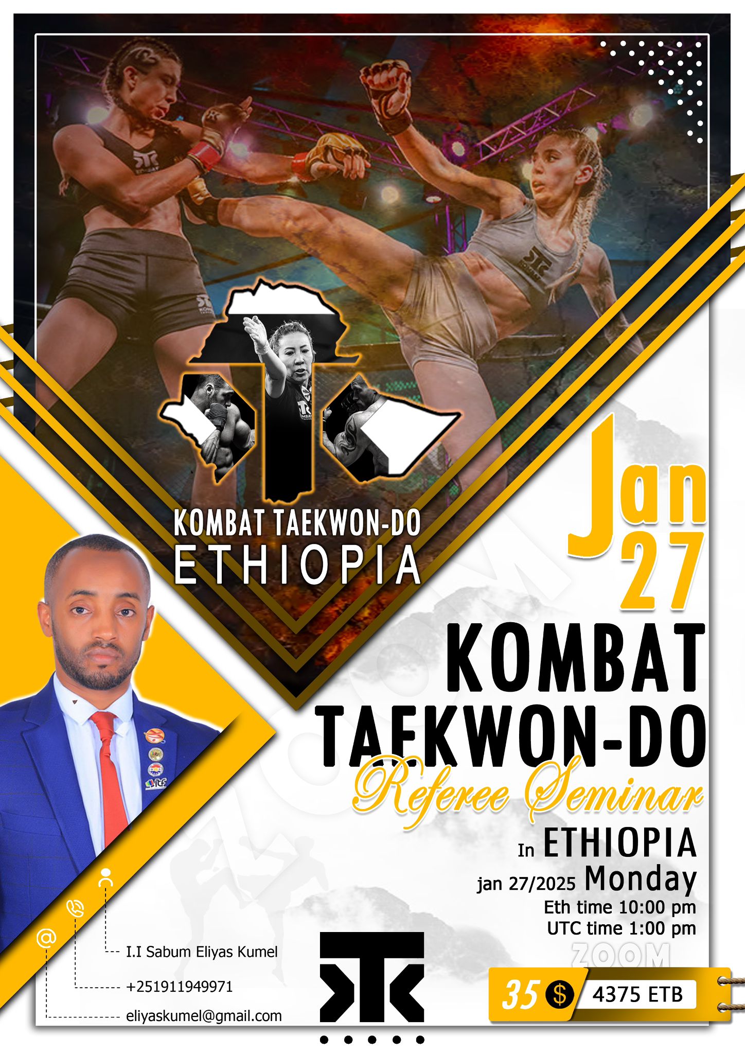 Kombat Taekwondo Ethiopia Referee Seminar