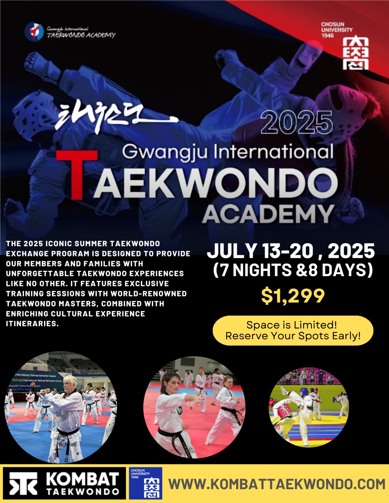 Taekwondo International Exchange Program Korea 2025
