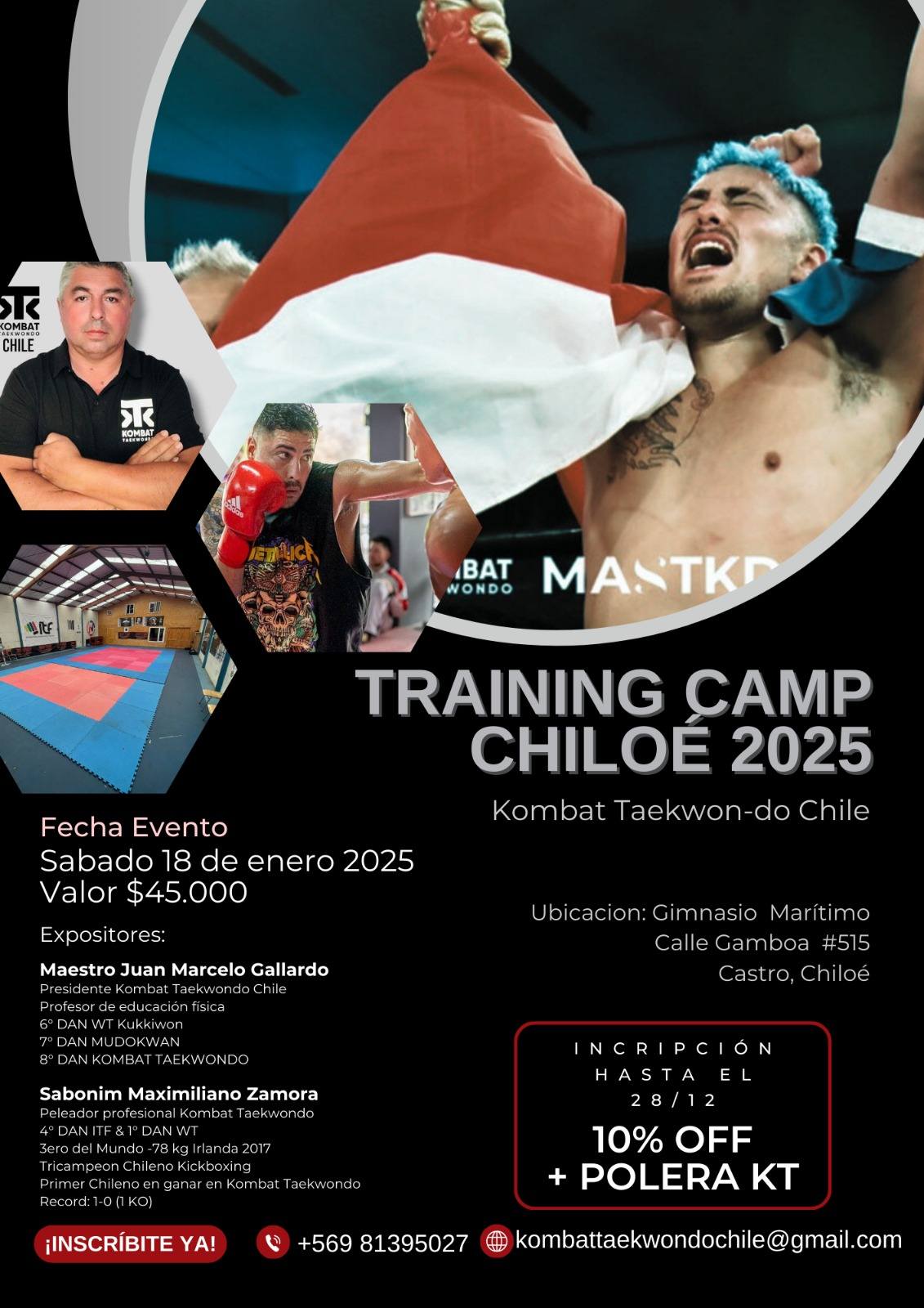 Training Camp Chiloé - Kombat Taekwondo Chile