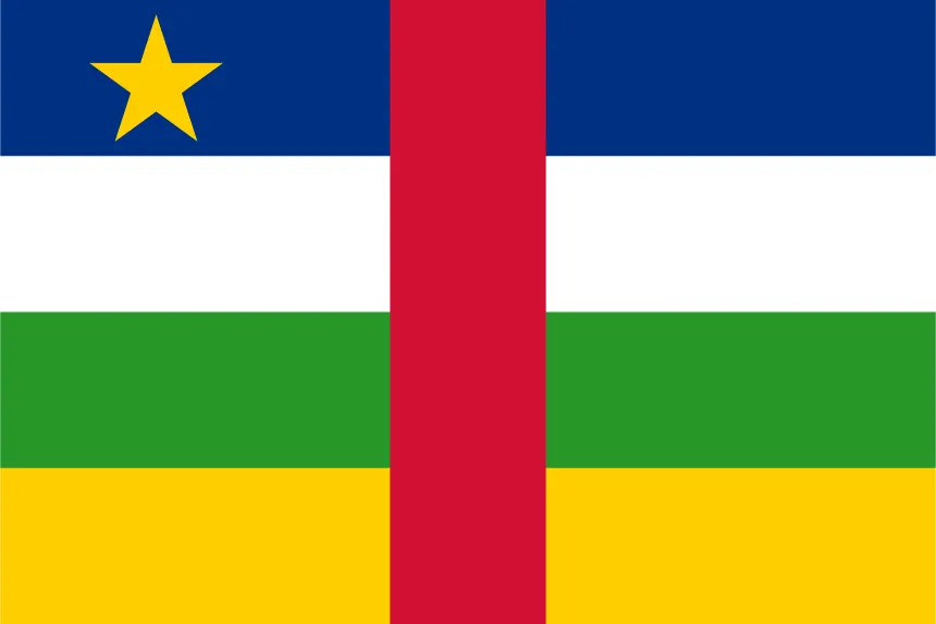 Central African Republic flag