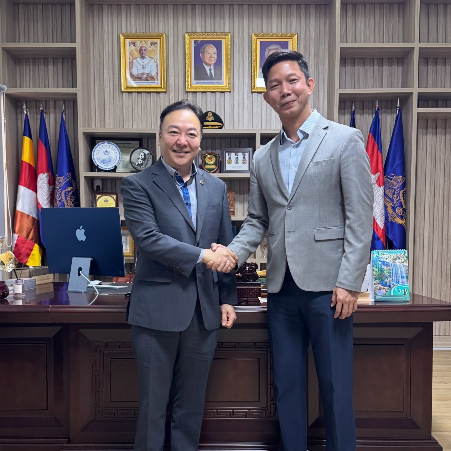 General Khov Chhay & President Rick W Shin
