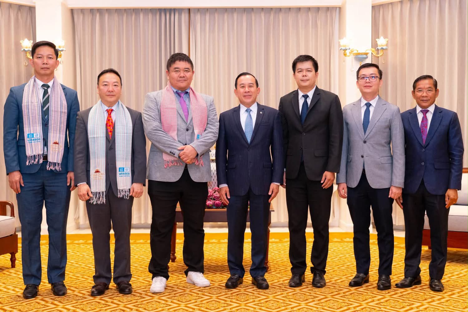 CAMBODIA’S MINISTER OF TOURISM H.E. HUOT HAK AND KOMBAT GLOBAL PRESIDENT RICK SHIN ADVANCE SPORTS TOURISM