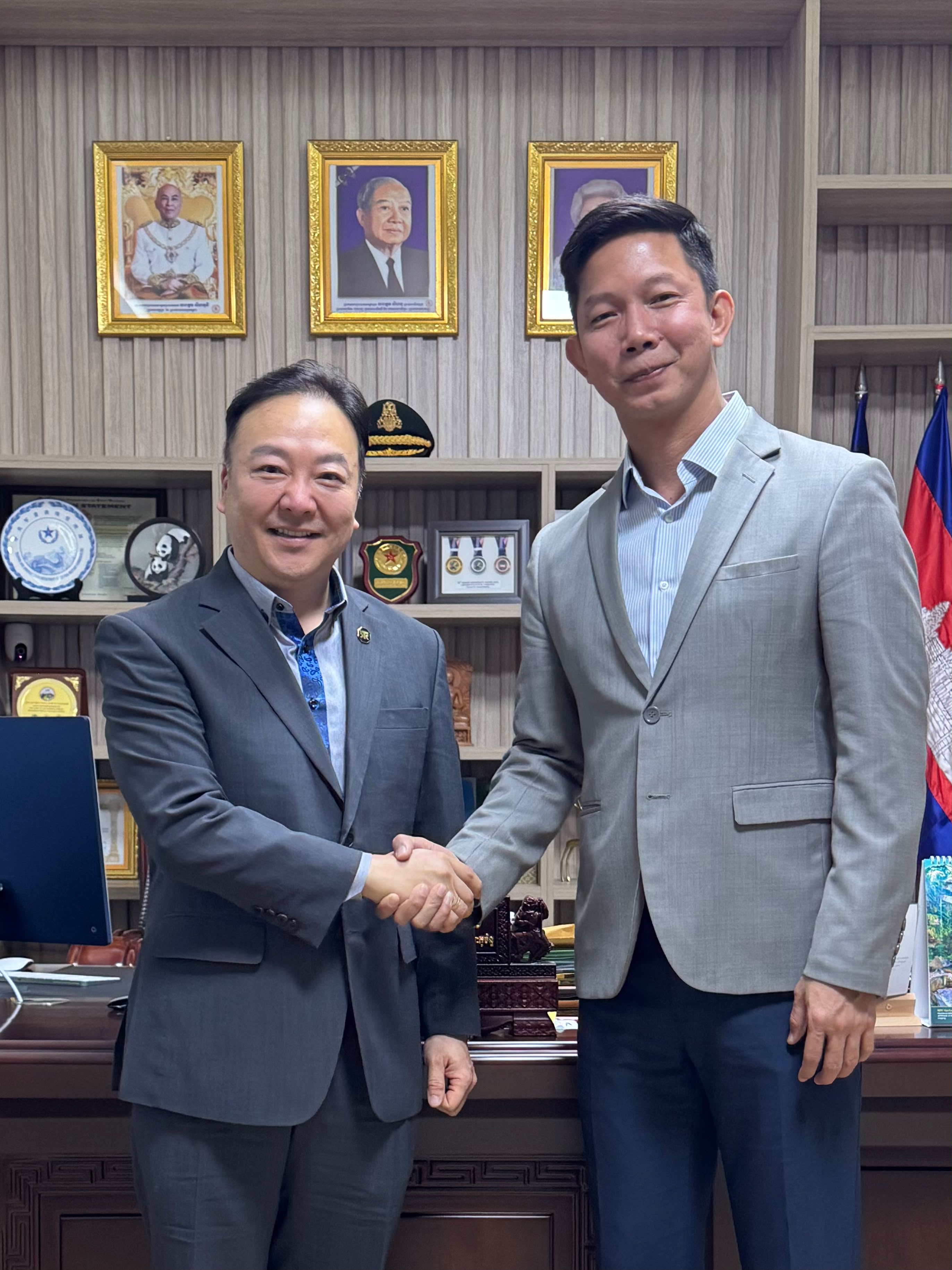President Rick W. Shin & Khov Chhay