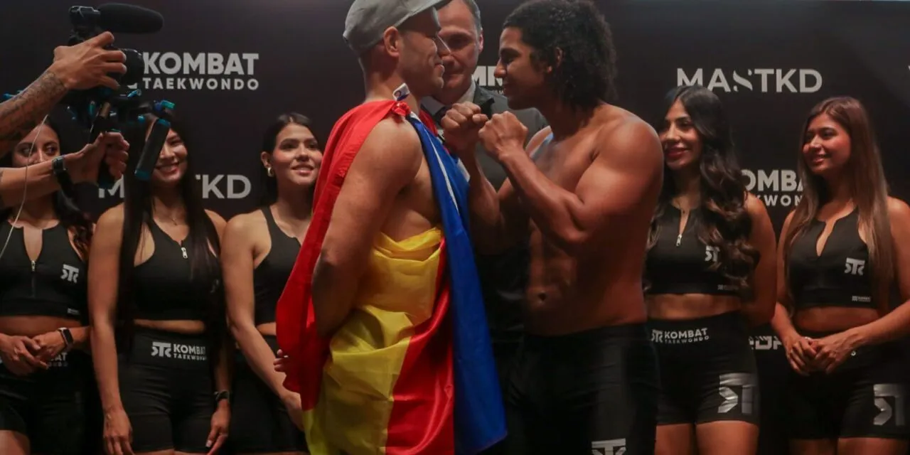 Bitco y Meléndez protagonizan trifulca en conferencia de prensa de Kombat Taekwondo