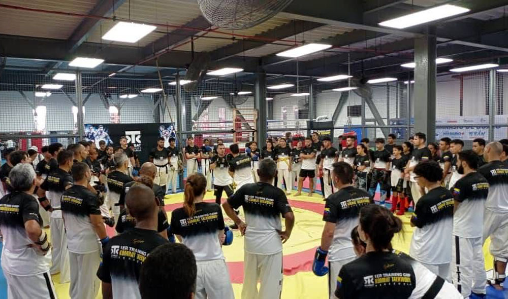 Éxito rotundo en el 1er Training Camp de Kombat Taekwondo Venezuela
