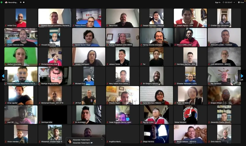 Se desarrolló el primer seminario de arbitraje de Kombat Taekwondo