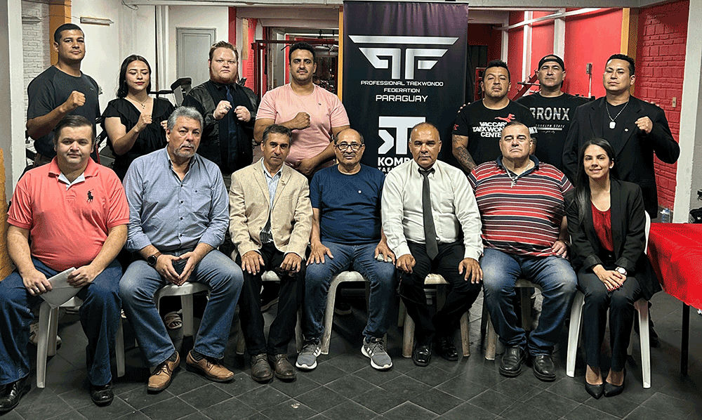 César Cáceres es el nuevo presidente de Kombat Taekwondo y la PTF en Paraguay